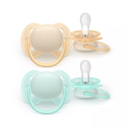 2 sucettes Ultra Douces 0-6 mois - Philips Avent