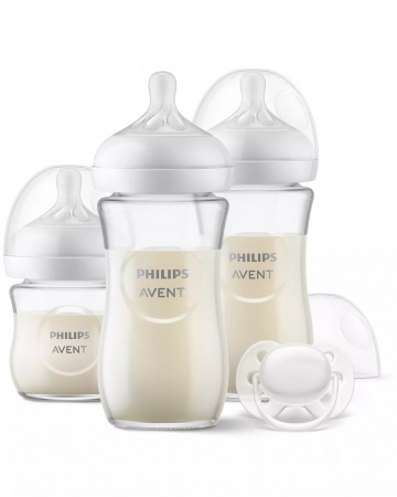 3 Biberons Verre Natural Philips Avent