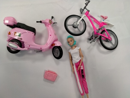 BARBIE + VELO + SCOOTER
