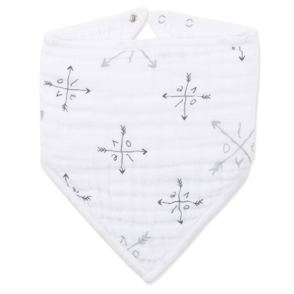 Bavoir Bandana en Mousseline Lovestruck-Love
