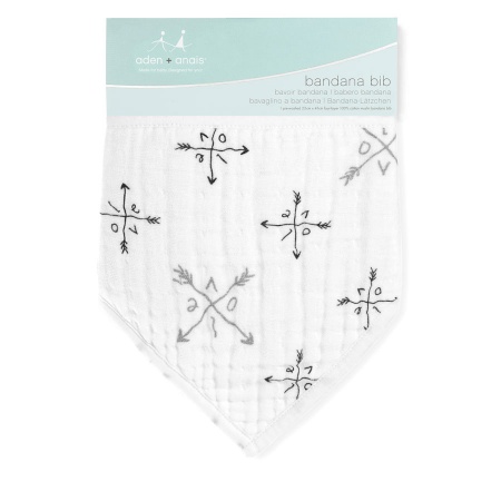 Bavoir Bandana en Mousseline Lovestruck-Love