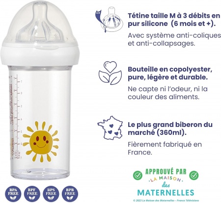 Biberon Gigogne 360 ml Soleil