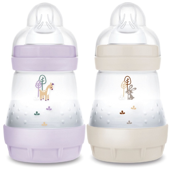 Biberons MAM Easy Start 160ml x2 lilas + sable