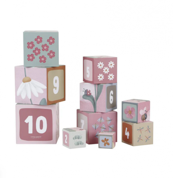 Blocs � empiler Little Dutch Flowers & Butterflies