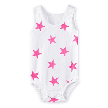 Body sans manche Medium Pink Star