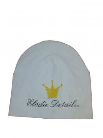 Bonnet Elodie details coton blanc