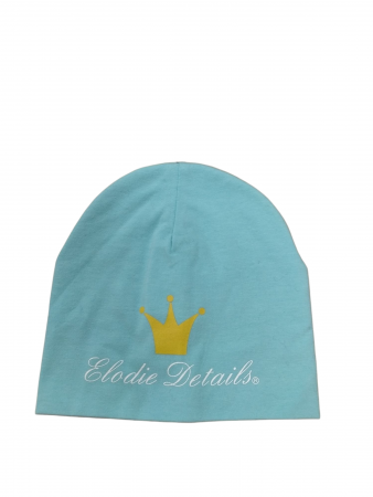 Bonnet Elodie details coton bleu