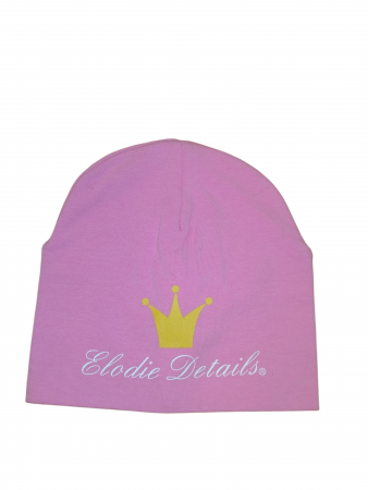 Bonnet Elodie details coton rose