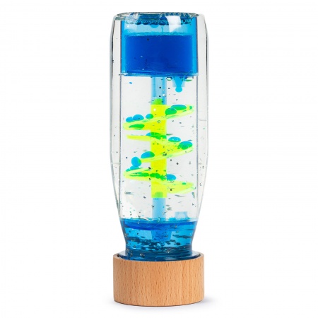Bouteille sensorielle Move Spirale bleue Petit Boum