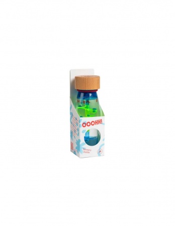 Bouteille sensorielle Move Spirale bleue Petit Boum