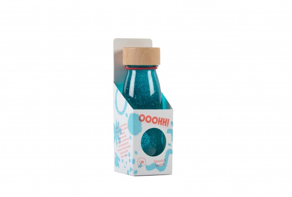 Bouteille sensorielle Petit Boum Float Turquoise
