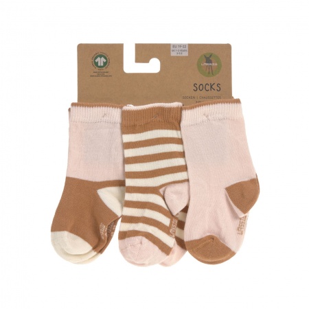 Chaussettes enfants GOTS, Rose Caramel 