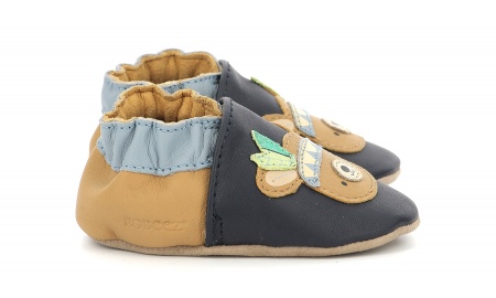 Chaussons cuir Robeez Baby Forest Game