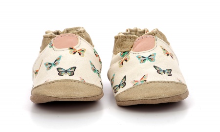 Chaussons cuir Robeez Crazybutterfly