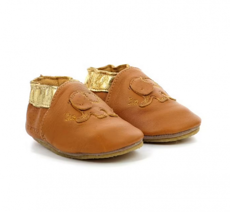 Chaussons cuir Robeez Cute Elephant Camel