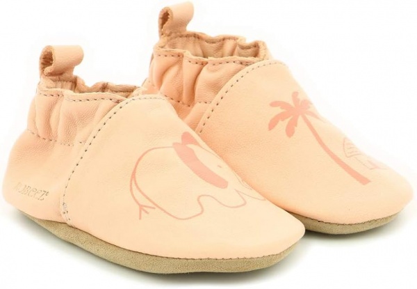 Chaussons cuir Robeez Fantile Rose