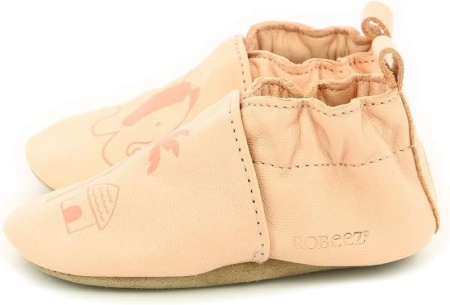 Chaussons cuir Robeez Fantile Rose