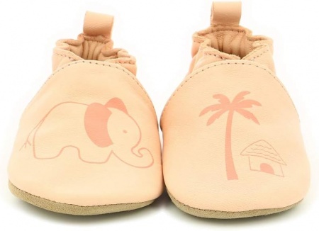 Chaussons cuir Robeez Fantile Rose