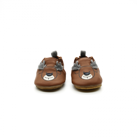 Chaussons cuir Robeez Little Stag