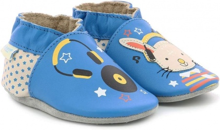 Chaussons cuir Robeez Music Sound