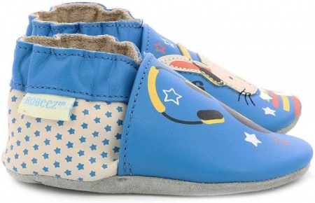 Chaussons cuir Robeez Music Sound