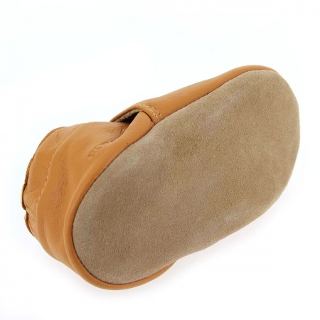 Chaussons cuir Robeez Sweety Dog Camel