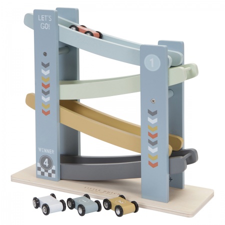 Circuit Rampe En Bois Blue Cars