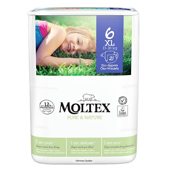 Couches �cologiques Moltex Taille 6 16 � 30 kgs