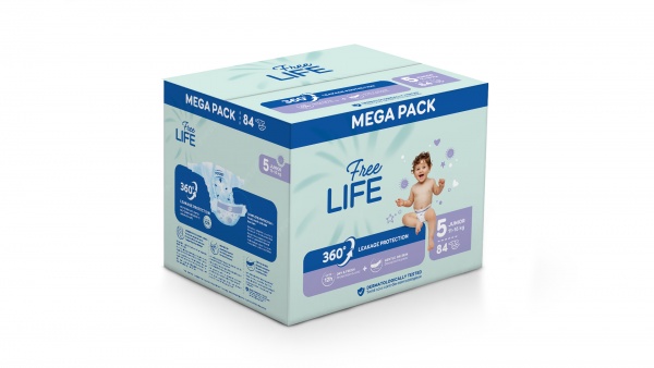 Couches Freelife Junior Taille 5 - 11-16kg
