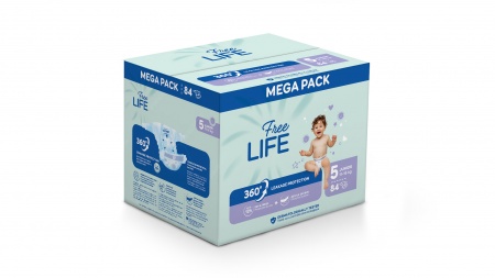 Couches Freelife Junior Taille 5 - 11-16kg