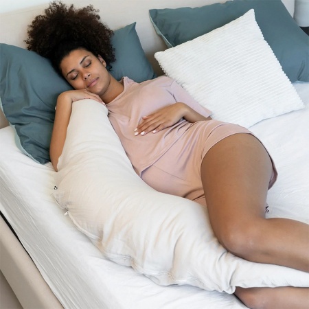 Coussin de maternité Doomoo Comfy Big Tetra Almond
