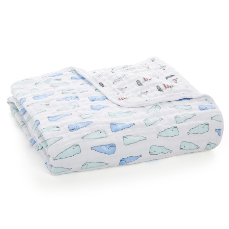 Couverture De Reve Whales Boats