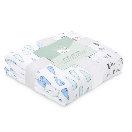 Couverture De Reve Whales Boats