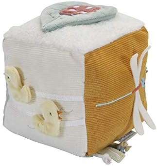 Cube d\'activités Tissu Little Goose Little Dutch