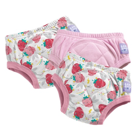 Culotte d apprentissage lavable-lot de 3- combi fraise