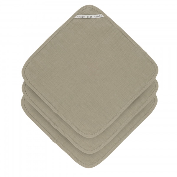 D�barbouillettes en mousseline L�ssig (3 pcs)