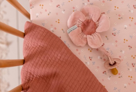 Doudou Attache Sucette Fleur Flowers & Butterflies