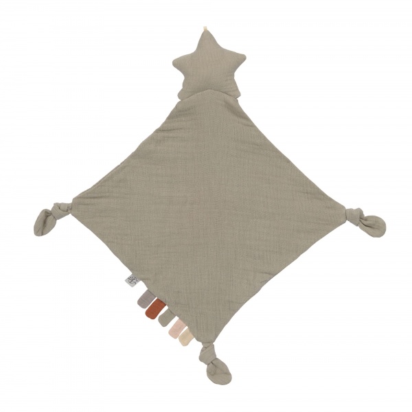 Doudou Lange Etoile olive