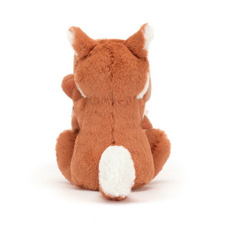 Doudou Plat Jellycat Bashful Fox Cub Soother