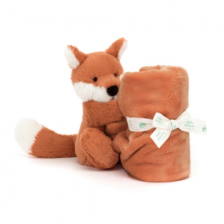 Doudou Plat Jellycat Bashful Fox Cub Soother