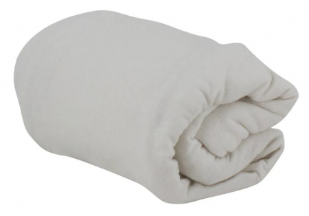 Drap Housse Baby Calin 60x120 cm x2 blanc et vert amande