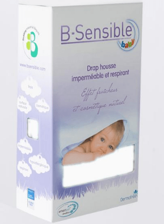 Drap Housse Imperm&eacute;able et Respirant 60x120cm