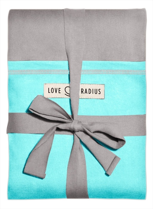 Écharpe de portage sans nœud Bleu de Love Radius, Écharpes de