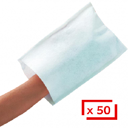 GANTS DE TOILETTE JETABLES A USAGE UNIQUE PAR 50