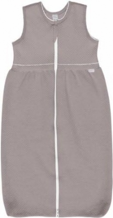 Gigoteuse l&eacute;g&egrave;re Fleur de coton Taupe/Blanc 9-15 Mois