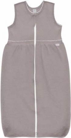 Gigoteuse l&eacute;g&egrave;re Fleur de coton Taupe/Blanc 9-15 Mois