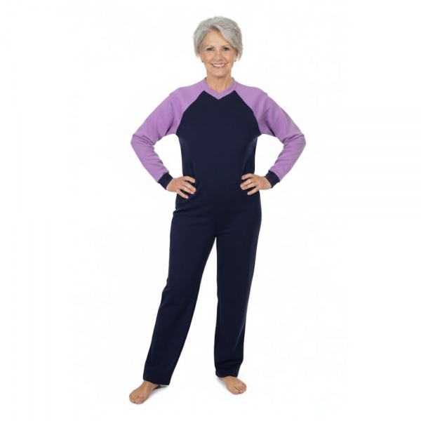 Grenouill�re Chaude marine/mauve