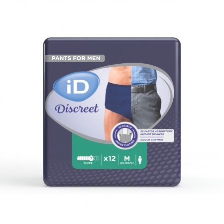 iD Discreet Pants for Men Super M - Protection Urinaire pour Homme