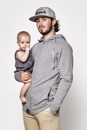 Le Sweat Du Parent Pour Porte Bebe Love Radius  - Gris chine