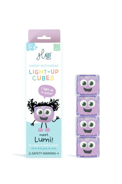 Lila Cubes lumineux Violet Glo Pals